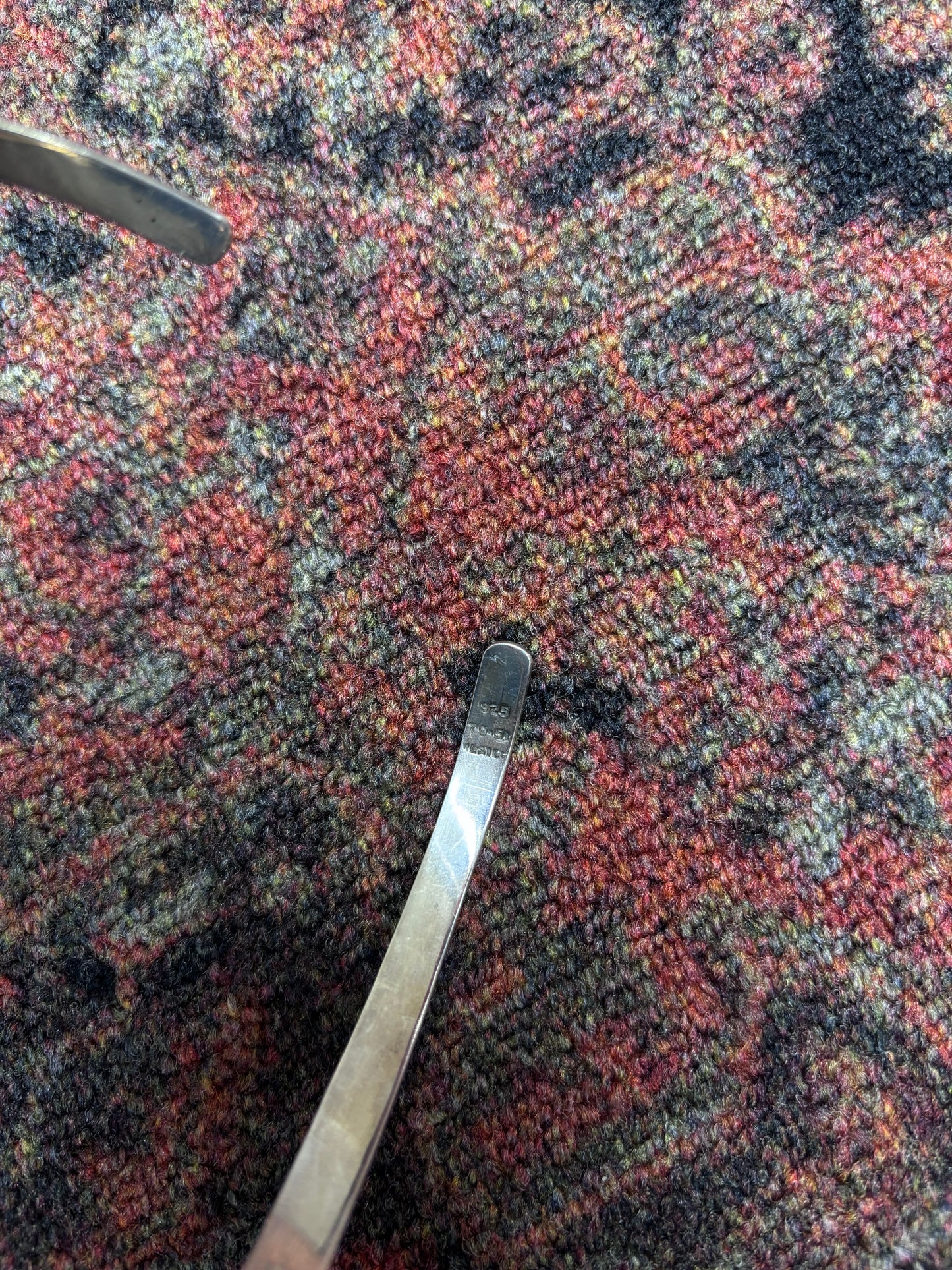 Vintage Mexican Taxco Sterling Silver and Black Onyx Geometric Collar Necklace