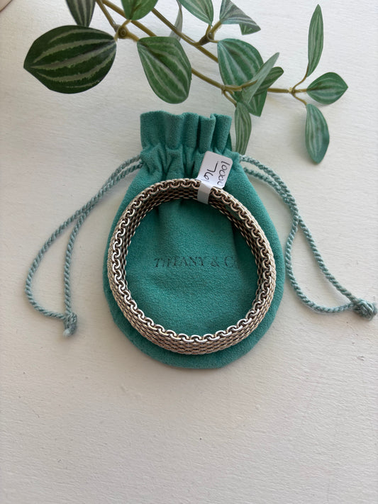 Tiffany & Co. Somerset Mesh Sterling Silver Bracelet