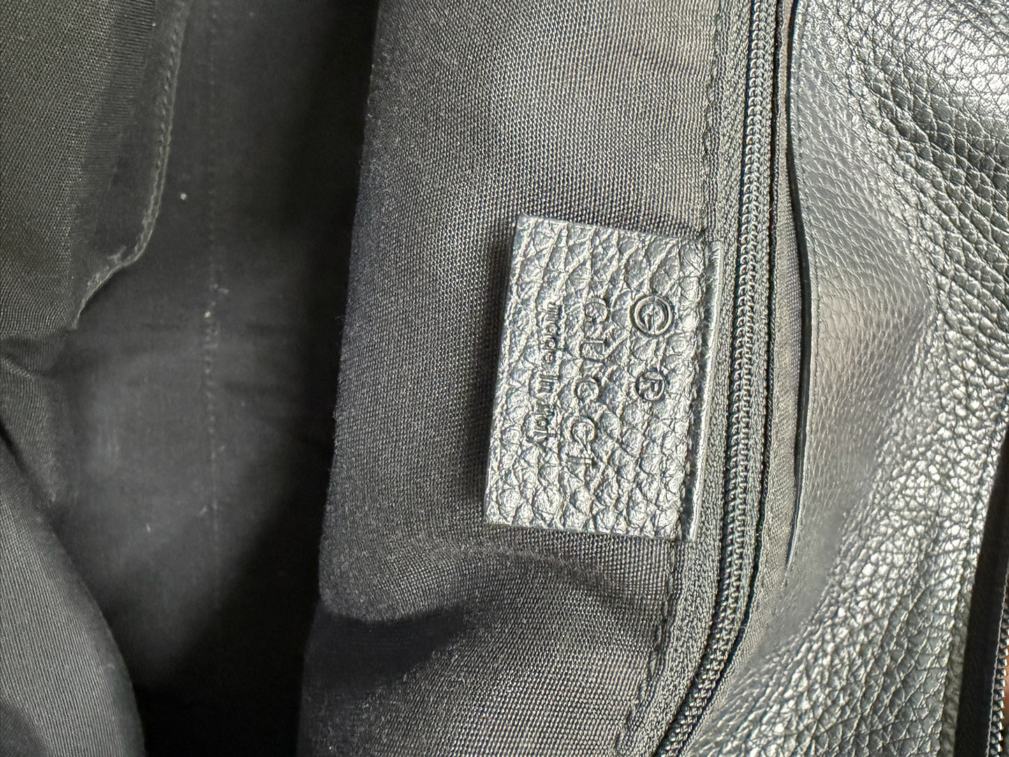 Gucci GG Black Denim Abbey D-Ring Tote Bag