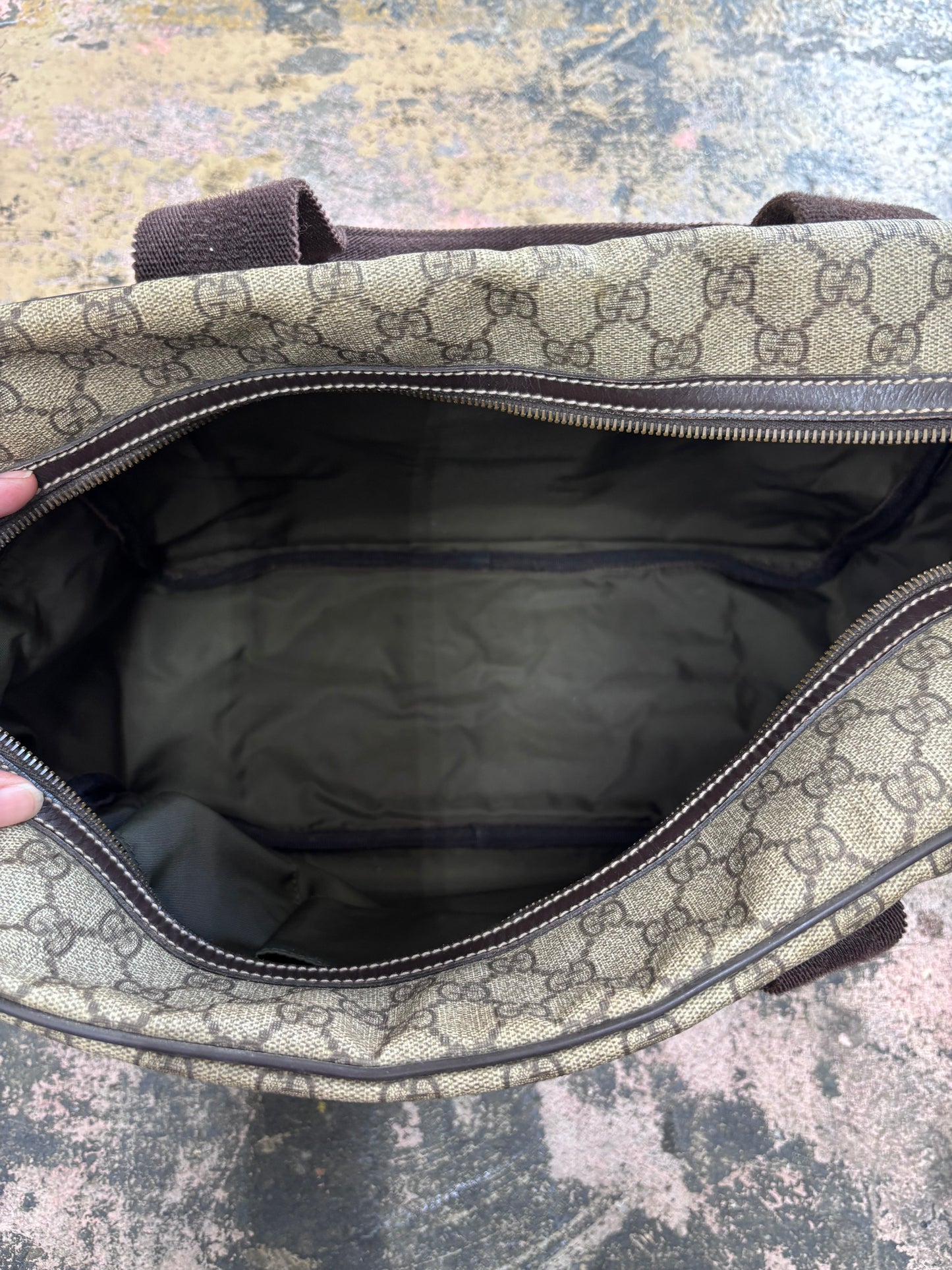 Gucci GG Plus Monogram Interlocking G Briefcase