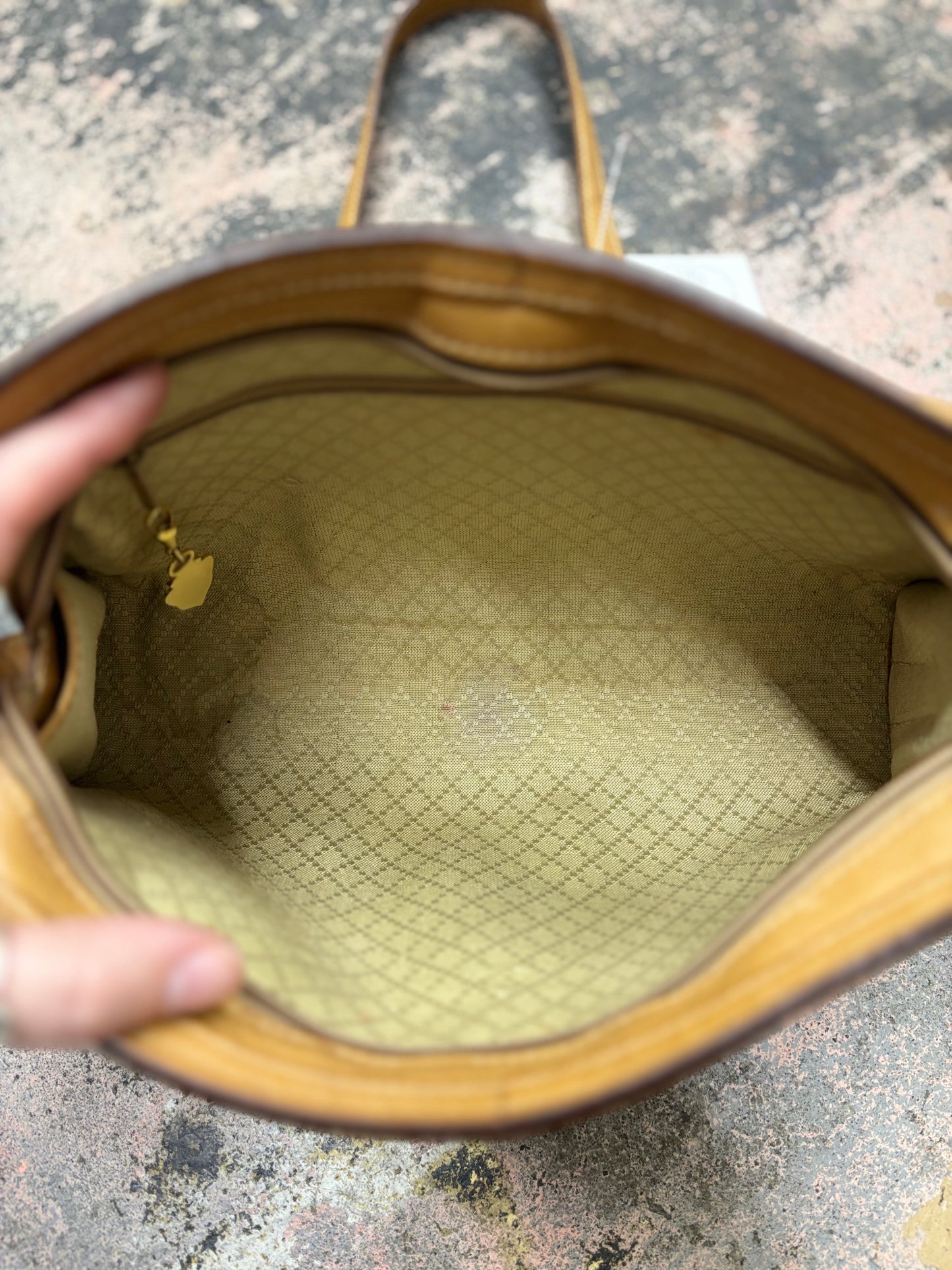 Vintage Gucci Micro GG Monogram Leather Shoulder Bag