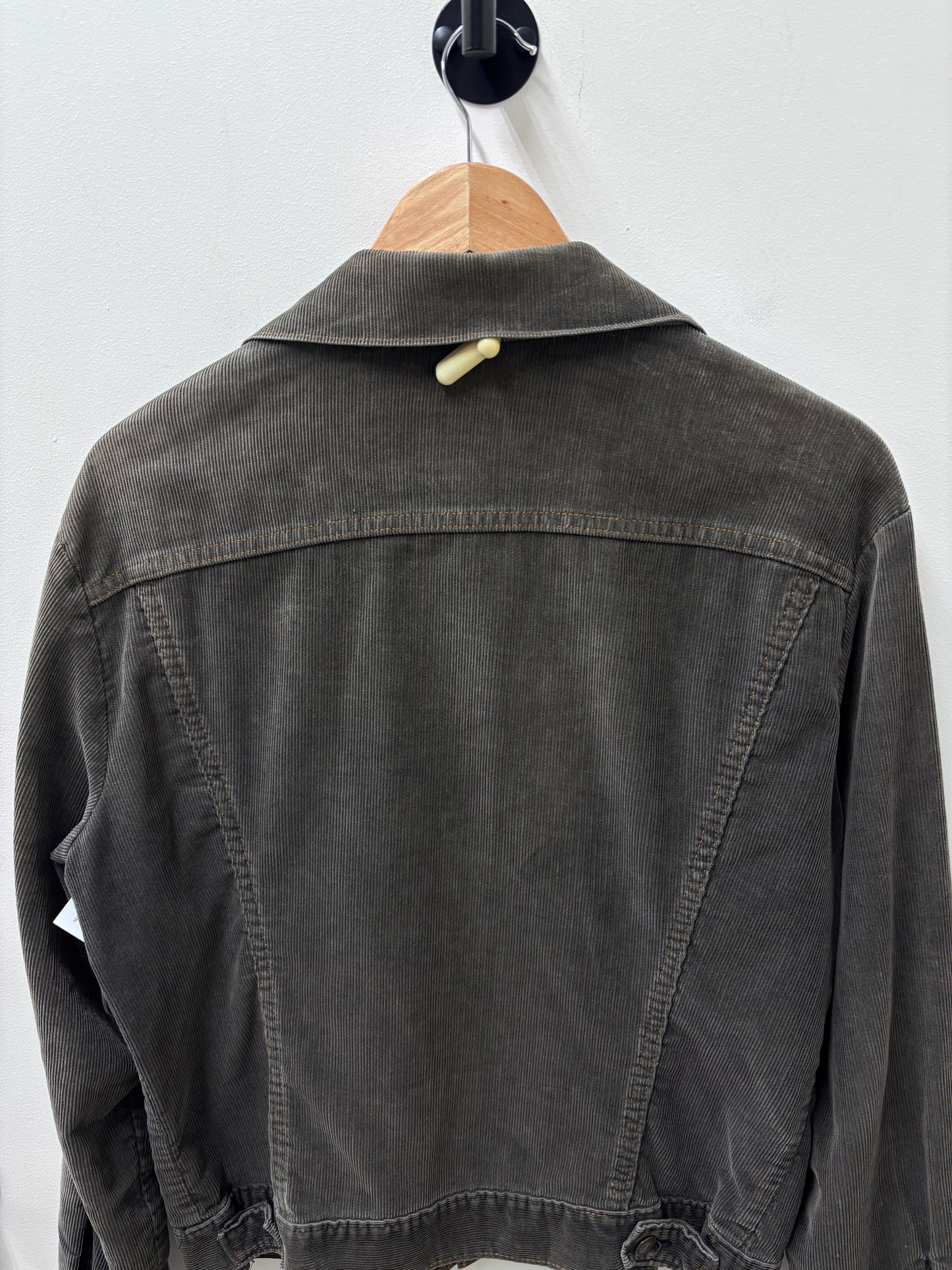 Vintage 1970s Levi's Orange Tab Charcoal Corduroy Trucker Jacket