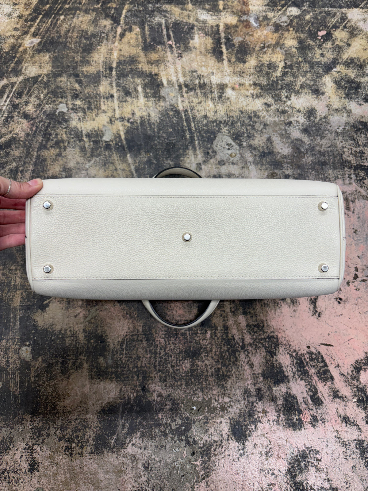 Gucci Zumi Top Handle Grainy Calfskin Bag