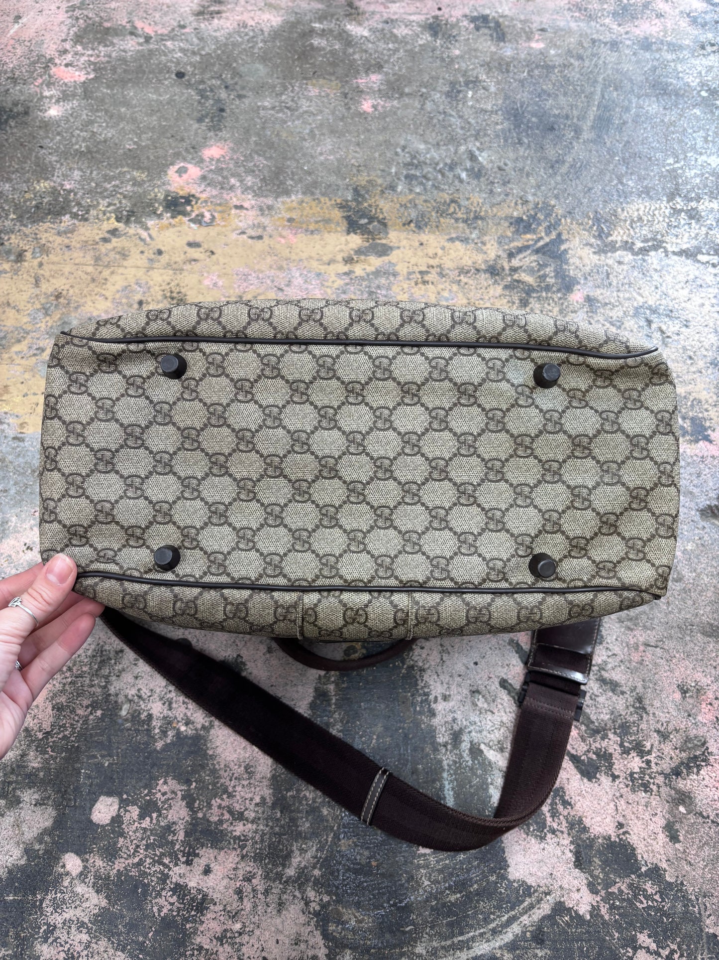 Gucci GG Plus Monogram Interlocking G Briefcase