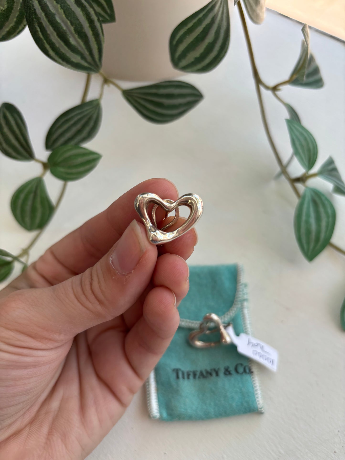 Tiffany & Co. Elsa Peretti Sterling Silver Earrings