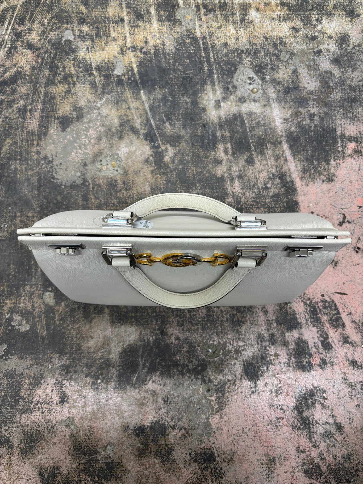 Gucci Zumi Top Handle Grainy Calfskin Bag
