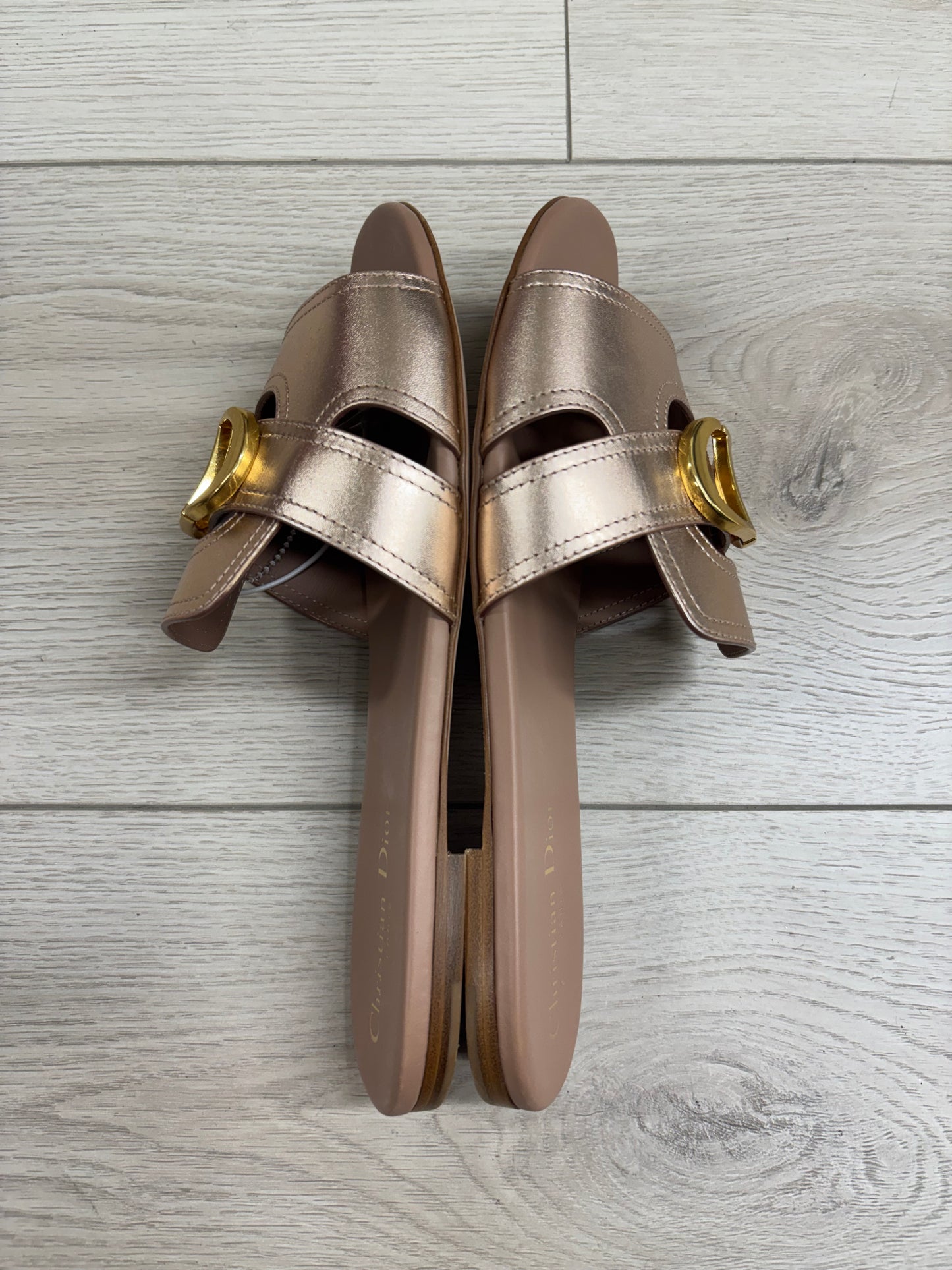 NWT Dior 30 Montaigne Slide in Rose Calfskin