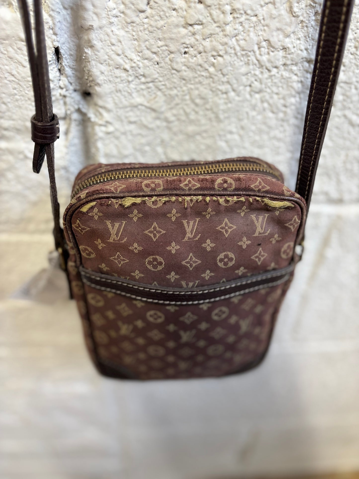 Vintage Louis Vuitton Monogram Mini Lin Crossbody Bag