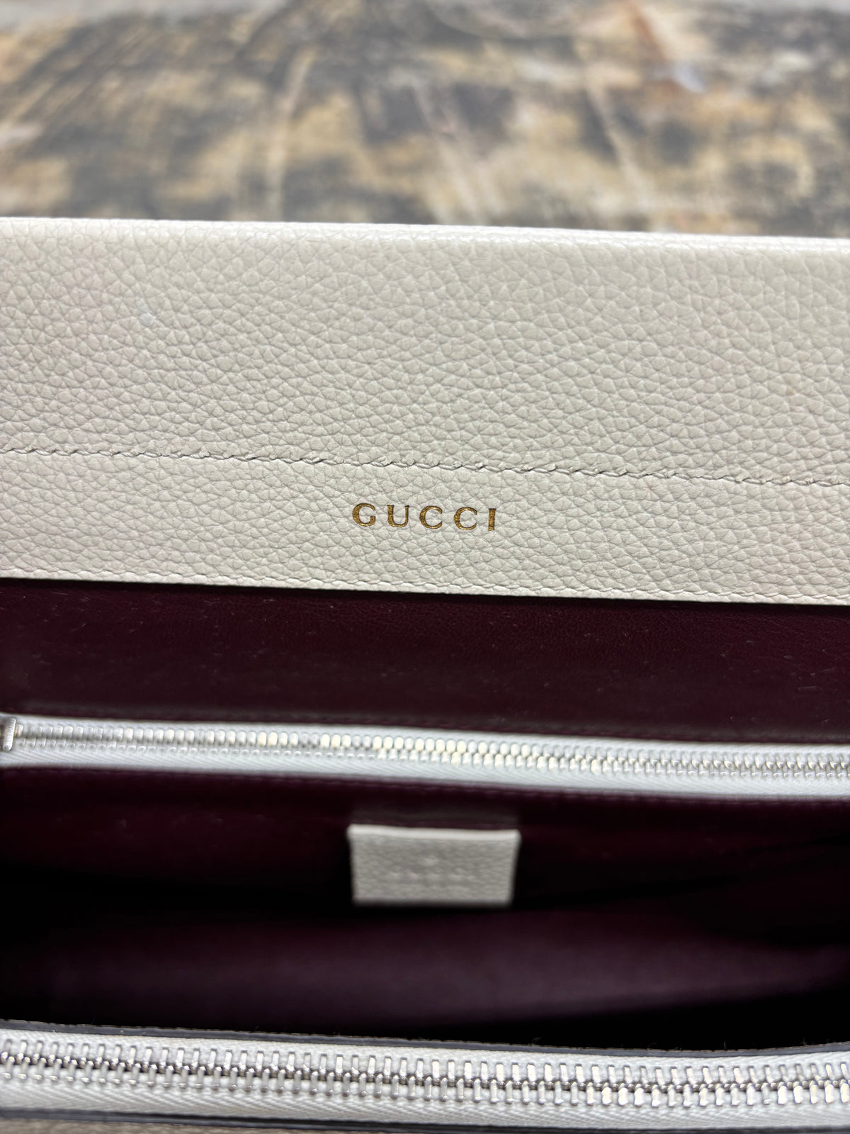 Gucci Zumi Top Handle Grainy Calfskin Bag