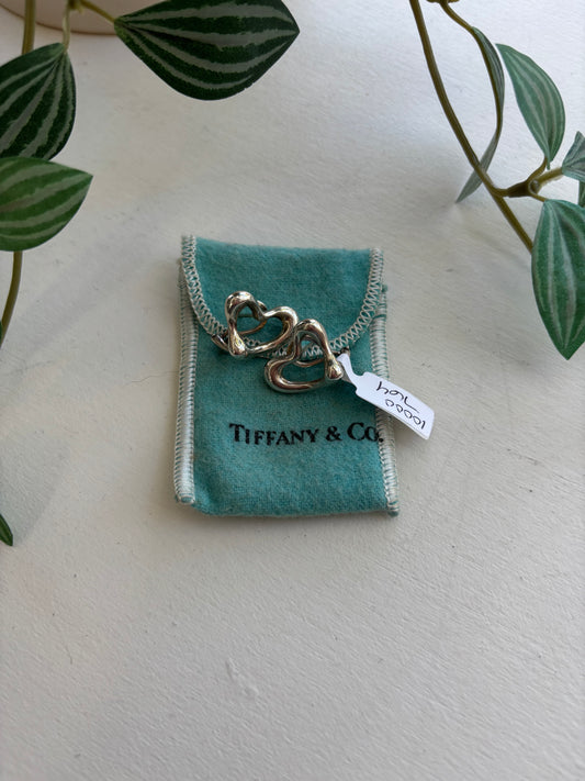 Tiffany & Co. Elsa Peretti Sterling Silver Earrings