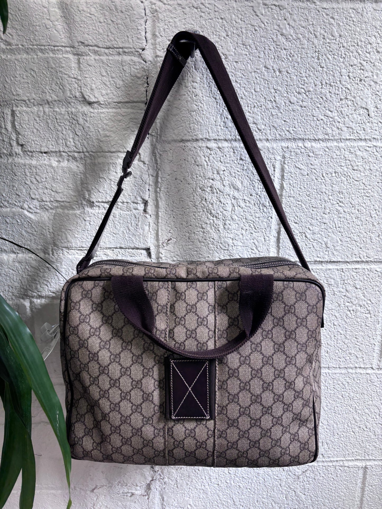 Gucci GG Plus Monogram Interlocking G Briefcase