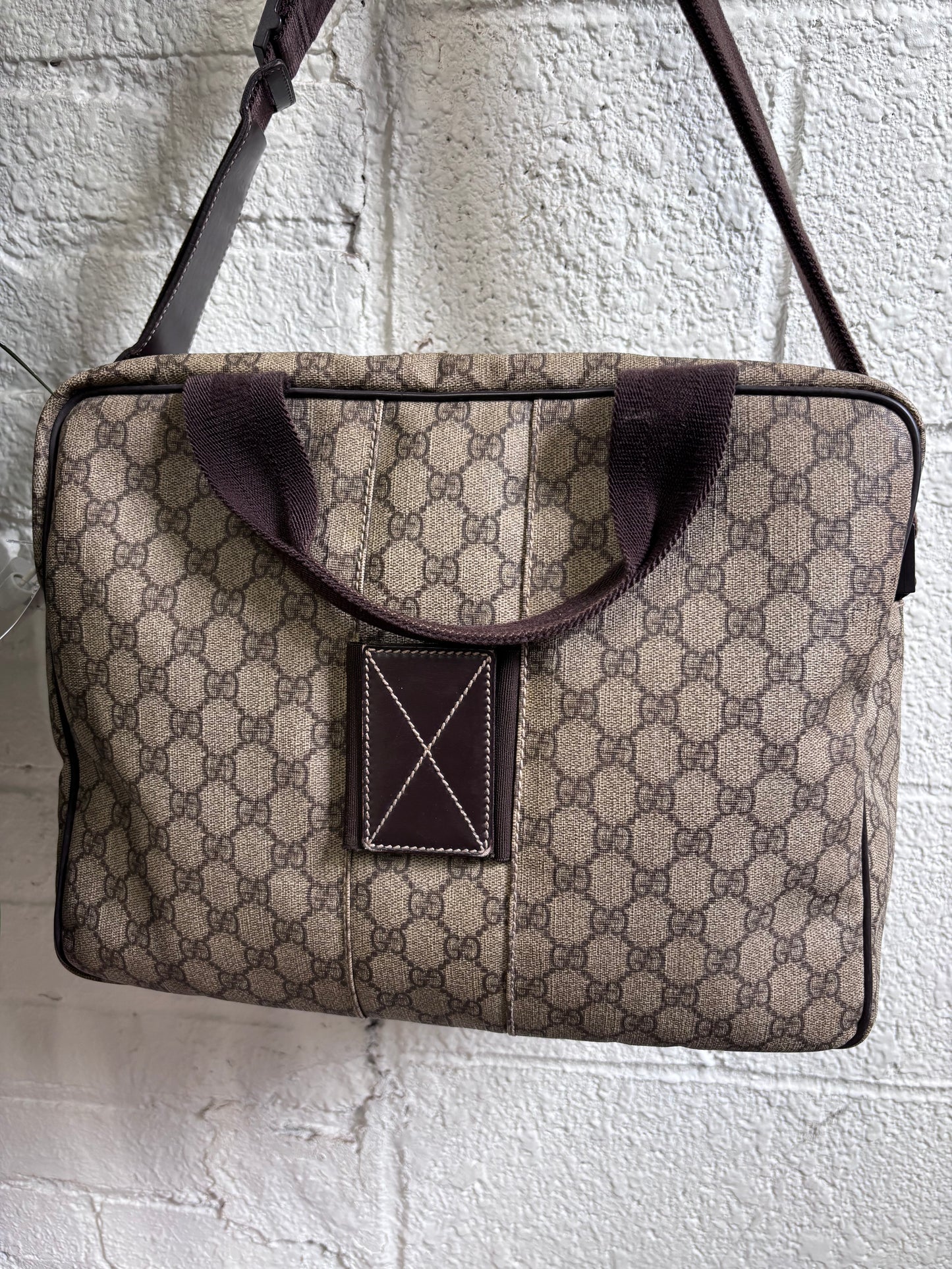 Gucci GG Plus Monogram Interlocking G Briefcase