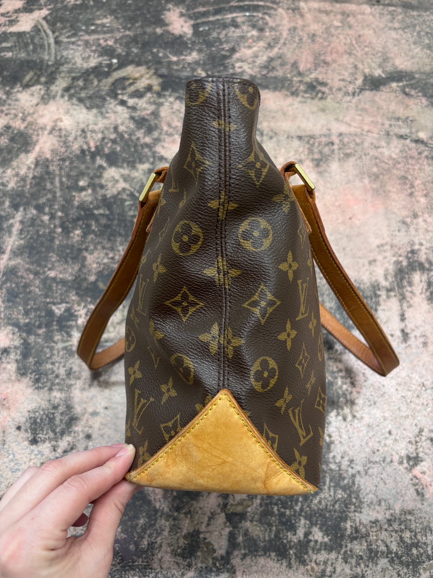 Vintage 2003 Louis Vuitton Monogram Cabas Piano Tote Bag