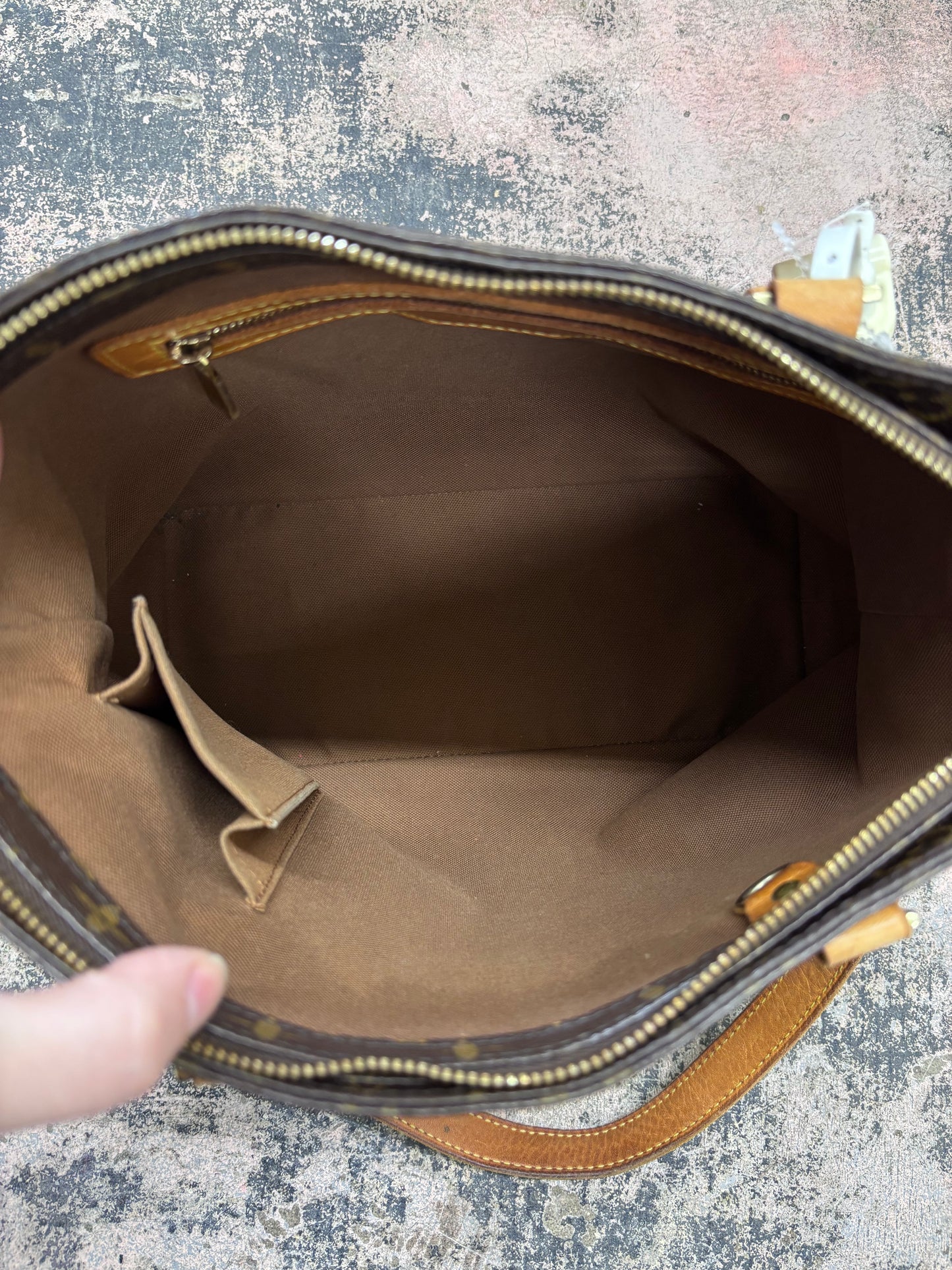 Vintage 2003 Louis Vuitton Monogram Cabas Piano Tote Bag