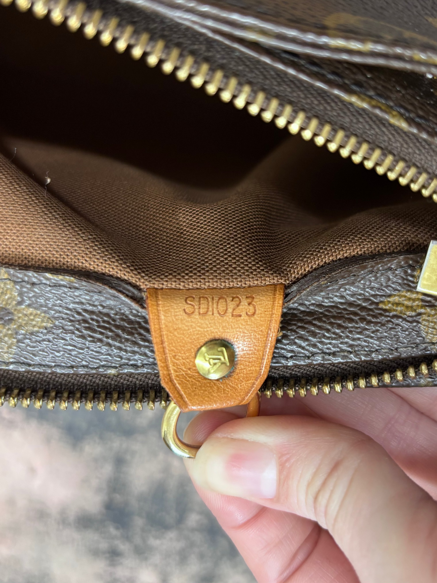 Vintage 2003 Louis Vuitton Monogram Cabas Piano Tote Bag