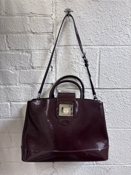 Louis Vuitton Prune Electric Epi Leather Mirabeau GM Bag