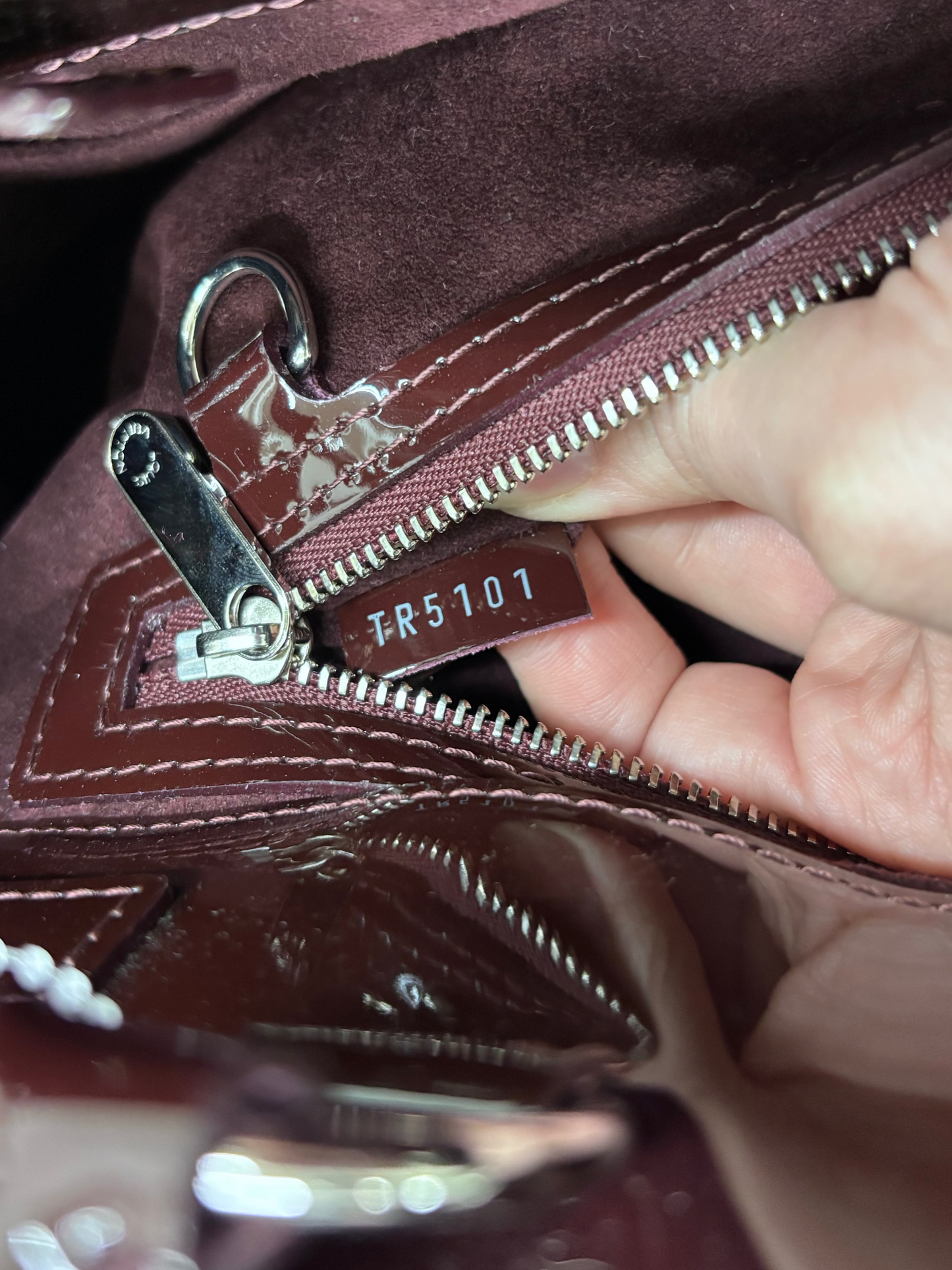 Louis Vuitton Prune Electric Epi Leather Mirabeau GM Bag