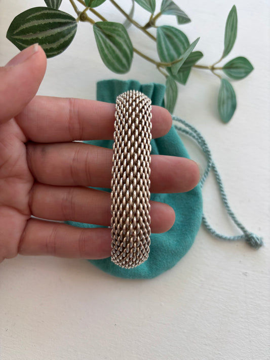 Tiffany & Co. Somerset Mesh Sterling Silver Bracelet