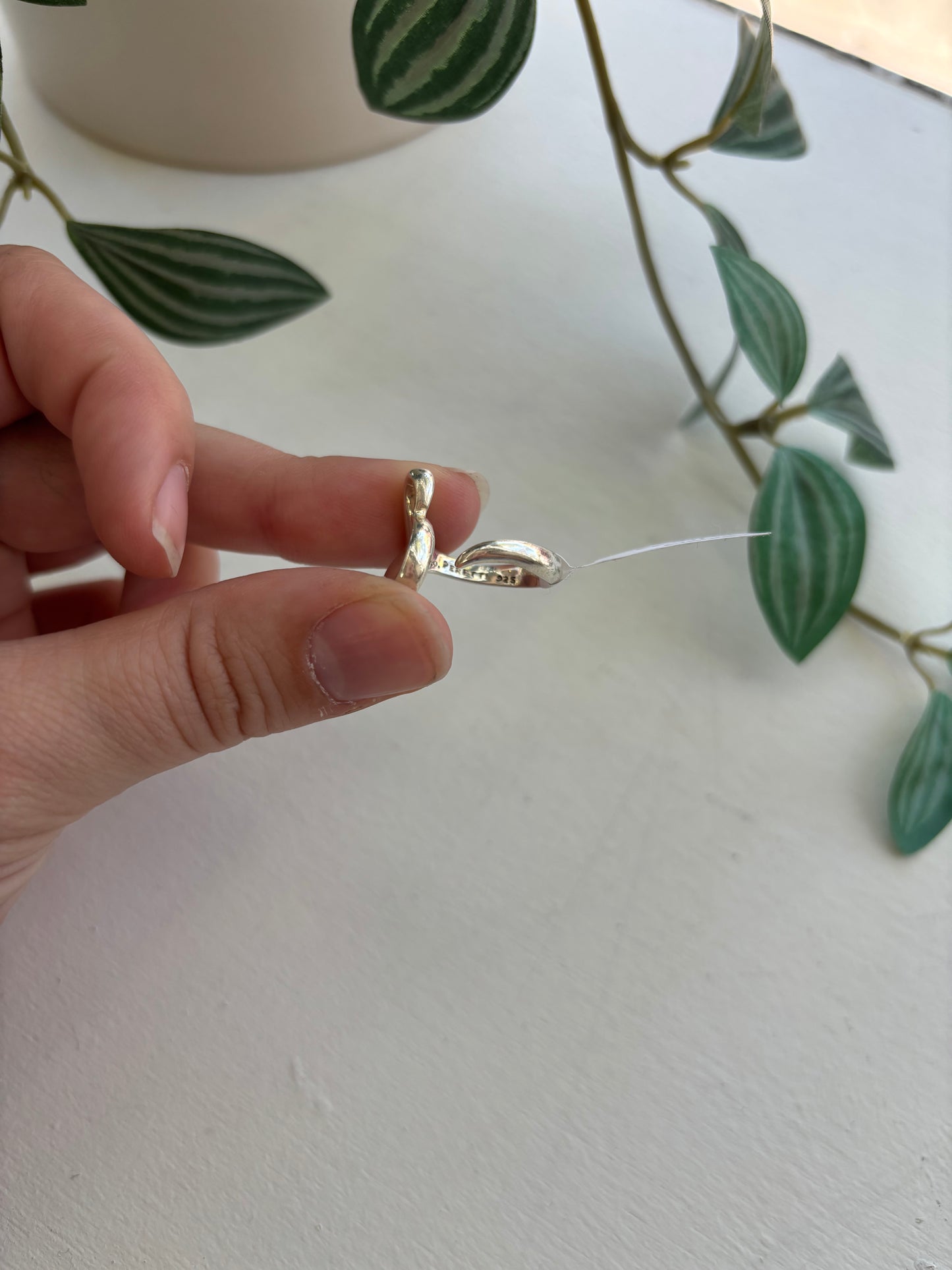 Tiffany & Co. Elsa Peretti Open Heart Sterling Silver Ring