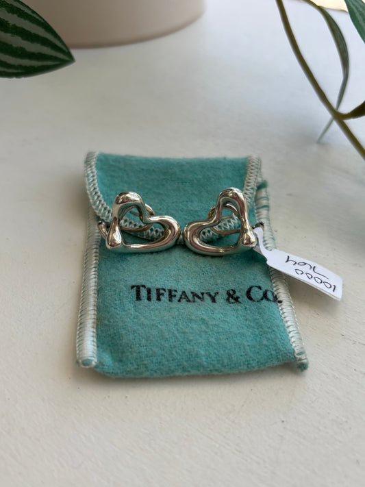 Tiffany & Co. Elsa Peretti Sterling Silver Earrings